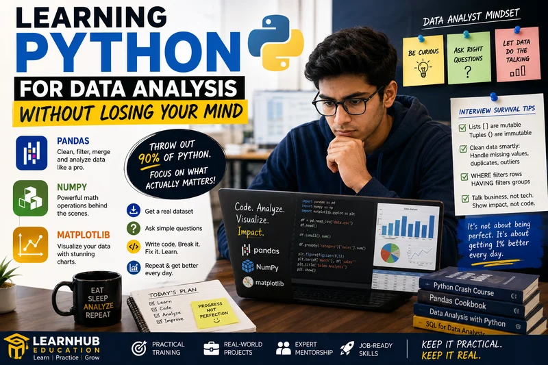 Learning Python for Data Analysis: Beginner's Guide (2026)